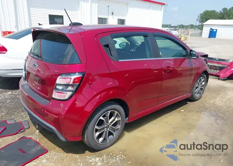 2019 Chevrolet Sonic Lt Auto z USA, uszkodzony, nr VIN 1G1JD6SB2K4112782